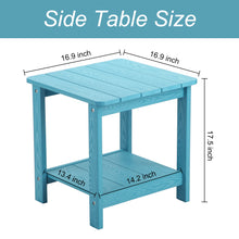 Load image into Gallery viewer, Weather Resistant Side Table - Lake Blue