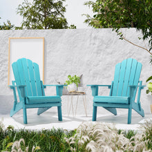 Load image into Gallery viewer, hOmeHua FACE Folding Adirondack Chair Weather Resistant