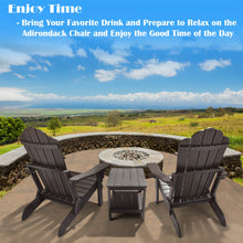 Load image into Gallery viewer, hOmeHua FACE Folding Adirondack Chair Weather Resistant