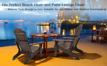 Load image into Gallery viewer, Folding Adirondack Chair Weather Resistant - Dark Brown