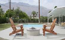 Load image into Gallery viewer, Folding Adirondack Chair Weather Resistant - Wood Color