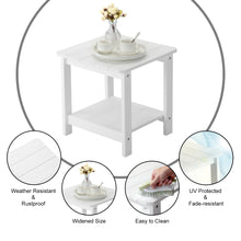 Load image into Gallery viewer, Weather Resistant Side Table - White