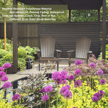 Load image into Gallery viewer, Adirondack Chair, Weather Resistant Hard Plastic Outdoor Adirondack Chair with Cup Holder, Comfortable Easy to Assemble and Maintain, Outdoor Chair for Patio Garden, Load Bearing 350 lbs (Dark Brown)