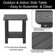 Load image into Gallery viewer, Weather Resistant Side Table - Black