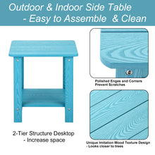 Load image into Gallery viewer, Weather Resistant Side Table - Lake Blue