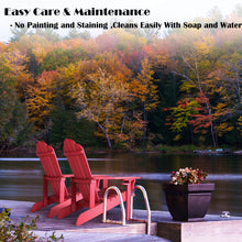 Load image into Gallery viewer, Adirondack Chair Weather Resistant  with Cup Holder - Red