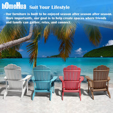 Load image into Gallery viewer, Adirondack Chair Weather Resistant with Cup Holder - Lake Blue