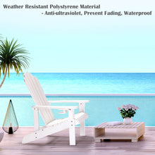 Load image into Gallery viewer, Adirondack Chair Weather Resistant  with Cup Holder - White