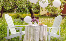 Load image into Gallery viewer, Adirondack Chair Weather Resistant  with Cup Holder - White