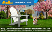 Load image into Gallery viewer, Adirondack Chair Weather Resistant  with Cup Holder - White