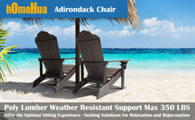 Load image into Gallery viewer, Adirondack Chair Weather Resistant with Cup Holder - Dark Brown
