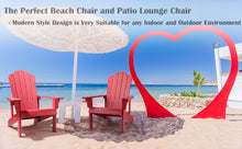 Load image into Gallery viewer, Adirondack Chair Weather Resistant  with Cup Holder - Red