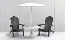 Load image into Gallery viewer, Oversized Adirondack Chair Weather Resistant with Cup Holder - Black