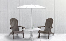 Load image into Gallery viewer, Oversized Adirondack Chair Weather Resistant with Cup Holder - Dark Brown