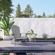 Load image into Gallery viewer, Adirondack Chair Weather Resistant  with Cup Holder - Gray