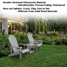 Load image into Gallery viewer, Adirondack Chair Weather Resistant  with Cup Holder - Gray