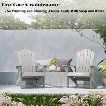 Load image into Gallery viewer, Adirondack Chair Weather Resistant  with Cup Holder - Gray