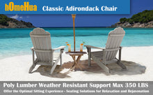 Load image into Gallery viewer, Adirondack Chair Weather Resistant  with Cup Holder - Gray