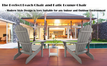 Load image into Gallery viewer, Adirondack Chair Weather Resistant  with Cup Holder - Gray