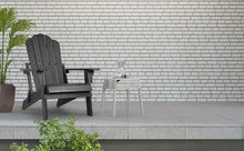 Load image into Gallery viewer, Folding Adirondack Chair Weather Resistant - Black