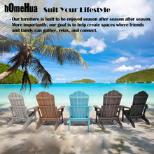 Load image into Gallery viewer, hOmeHua FACE Folding Adirondack Chair Weather Resistant