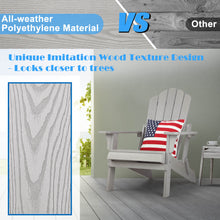 Load image into Gallery viewer, Folding Adirondack Chair Weather Resistant - Gray