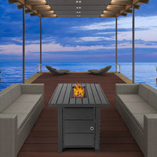 Load image into Gallery viewer, hOmeHua 42 inch Rectangle Auto-Ignition Outdoor Propane Fire Pit Table  - Black