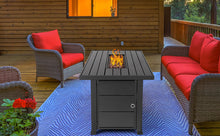 Load image into Gallery viewer, hOmeHua 42 inch Rectangle Auto-Ignition Outdoor Propane Fire Pit Table  - Black
