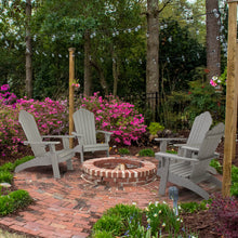 Load image into Gallery viewer, Oversized Adirondack Chair Weather Resistant with Cup Holder - Gray