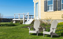 Load image into Gallery viewer, Oversized Adirondack Chair Weather Resistant with Cup Holder - Gray