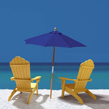 Load image into Gallery viewer, Oversized Adirondack Chair Weather Resistant with Cup Holder - Yellow