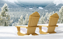 Load image into Gallery viewer, Oversized Adirondack Chair Weather Resistant with Cup Holder - Yellow