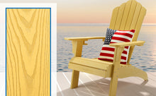 Load image into Gallery viewer, Oversized Adirondack Chair Weather Resistant with Cup Holder - Yellow
