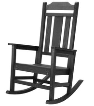 Load image into Gallery viewer, Weather Resistant  Outdoor Indoor Rocking Chair - Black