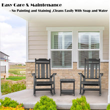 Load image into Gallery viewer, Weather Resistant  Outdoor Indoor Rocking Chair - Black