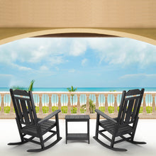 Load image into Gallery viewer, Weather Resistant  Outdoor Indoor Rocking Chair - Black