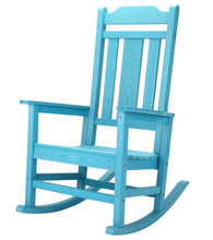 Load image into Gallery viewer, Weather Resistant Outdoor Indoor Rocking Chair - Lake Blue