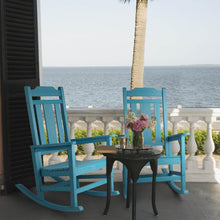 Load image into Gallery viewer, Weather Resistant Outdoor Indoor Rocking Chair - Lake Blue