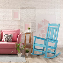 Load image into Gallery viewer, Weather Resistant Outdoor Indoor Rocking Chair - Lake Blue