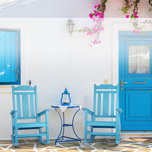 Load image into Gallery viewer, Weather Resistant Outdoor Indoor Rocking Chair - Lake Blue