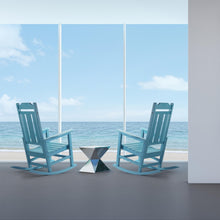 Load image into Gallery viewer, Weather Resistant Outdoor Indoor Rocking Chair - Lake Blue