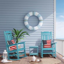 Load image into Gallery viewer, Weather Resistant Outdoor Indoor Rocking Chair - Lake Blue