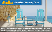Load image into Gallery viewer, Weather Resistant Outdoor Indoor Rocking Chair - Lake Blue