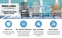Load image into Gallery viewer, Weather Resistant Outdoor Indoor Rocking Chair - Lake Blue