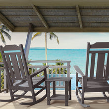 Load image into Gallery viewer, Weather Resistant  Outdoor Indoor Rocking Chair - Dark Brown