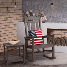Load image into Gallery viewer, Weather Resistant  Outdoor Indoor Rocking Chair - Dark Brown