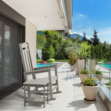 Load image into Gallery viewer, Weather Resistant Outdoor Indoor Rocking Chair - Gray