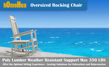 Load image into Gallery viewer, Weather Resistant Outdoor Indoor Rocking Chair - Gray