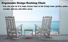 Load image into Gallery viewer, Weather Resistant Outdoor Indoor Rocking Chair - Gray