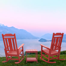 Load image into Gallery viewer, Weather Resistant  Outdoor Indoor Rocking Chair - Red